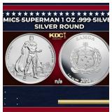 2024 DC Comics Superman 1 oz .999 Silver $5 Samoa