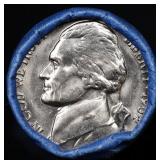 BU Shotgun Jefferson 5c roll, 1964-p 40 pcs Bank $