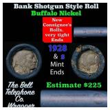Buffalo Nickel Shotgun Roll in Old Bank Style 