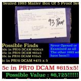 Original sealed box 5- 1993 United States Mint Pro