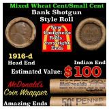 Lincoln Wheat Cent 1c Mixed Roll Orig Brandt McDon