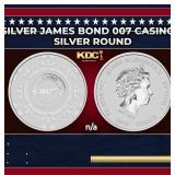 2023 Tuvalu 1 oz Silver James Bond 007 Casino Roya