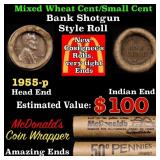 Lincoln Wheat Cent 1c Mixed Roll Orig Brandt McDon
