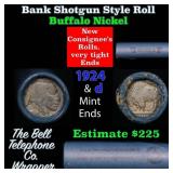 Buffalo Nickel Shotgun Roll in Old Bank Style 