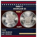 1880-s Morgan Dollar $1 ms67+ SEGS