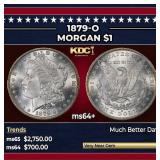 1879-o Morgan Dollar $1 ms64+ SEGS