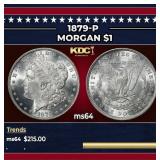 1879-p Morgan Dollar $1 Grades Choice Unc