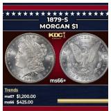 1879-s Morgan Dollar $1 ms66+ SEGS