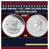 2024 Silver Swan 1 oz .999 Silver Australia $1