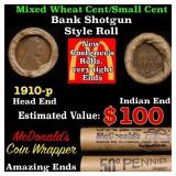 Lincoln Wheat Cent 1c Mixed Roll Orig Brandt McDon