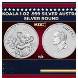 2024 Koala 1 oz .999 Silver Australia $1