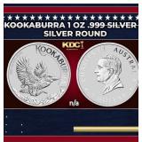 2024 Silver Kookaburra 1 oz .999 Silver Australia