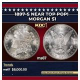 1897-s Morgan Dollar Near Top Pop! $1 ms67 SEGS