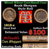 Lincoln Wheat Cent 1c Mixed Roll Orig Brandt McDon