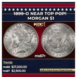 1899-o Morgan Dollar Near Top Pop! $1 ms67+ SEGS
