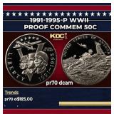 1991-1995-P WWII Proof Modern Commem Half Dollar 5