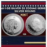 2024 Tokelau 1 oz Silver $5 Zodiac Series: Virgo C