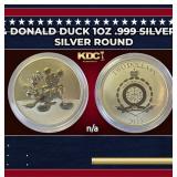 2023  Disney Micky Mouse & Donald Duck 1oz .999 Si