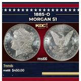 1885-o Morgan Dollar $1 Grades GEM+ Unc