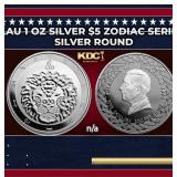 2024 Tokelau 1 oz Silver $5 Zodiac Series: Leo Coi