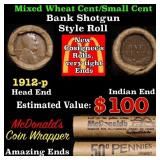 Lincoln Wheat Cent 1c Mixed Roll Orig Brandt McDon