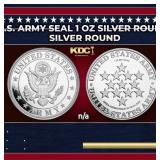 U.S. Army Seal 1 oz Silver Round