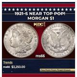 1921-s Morgan Dollar Near Top Pop! $1 ms66 SEGS