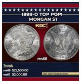 1898-o Morgan Dollar TOP POP! $1 ms68 SEGS