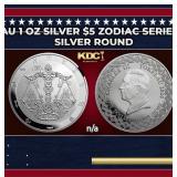 2024 Tokelau 1 oz Silver $5 Zodiac Series: Libra C