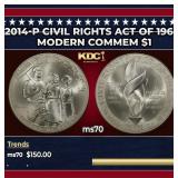 2014-P Civil Rights Act Of 1964 Modern Commem Doll