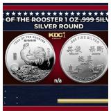 2017 Year of the Rooster 1 oz .999 Silver Round