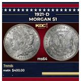 1921-d Morgan Dollar $1 Grades Choice Unc