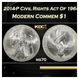 2014-P Civil Rights Act Of 1964 Modern Commem Doll