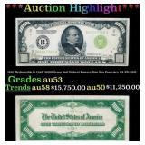1928 $1000 Green Seal Federal Reserve Note "Redeem