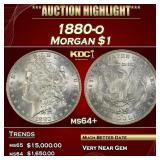 1880-o Morgan Dollar $1 ms64+ SEGS