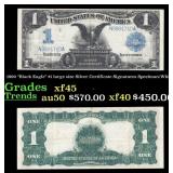 1899 $1 large size Silver Certificate "Black Eagle