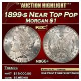 1899-s Morgan Dollar Near Top Pop $1 ms66+ SEGS