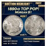 1890-o Morgan Dollar TOP POP! $1 ms66+ SEGS