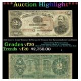 1890 $2 Treasury Note General James 