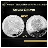 2021 Armenia 1 oz Silver 500 Drams Noah