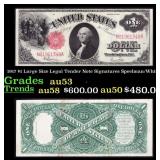 1917 $1 Large Size Legal Tender Note Grades Select