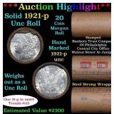 Full solid date 1921-p Uncirculated Morgan silver