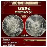 1889-s Morgan Dollar $1 ms64+ SEGS