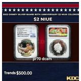 NGC 2022 Disney Silver Bambi 80th Anniversary $2 N