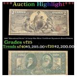1896 $2 Large Size Silver Certificate "Educational