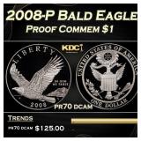2008-P Bald Eagle Proof Modern Commem Dollar $1 pr