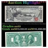 1896 $1 large size Silver Certificate Martha & Geo