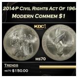 2014-P Civil Rights Act Of 1964 Modern Commem Doll