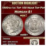1900-o/cc Top 100 Morgan Dollar Near Top Pop! $1 m