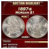 1897-s Morgan Dollar $1 ms66+ SEGS